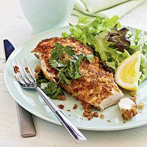 Crispy Chicken with Lemon, Parsley, and EVOO Recipe