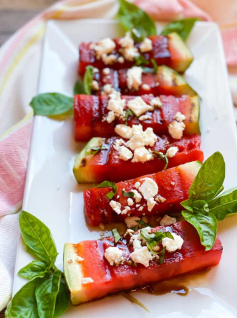 Grilled Watermelon with Balsamic Drizzle